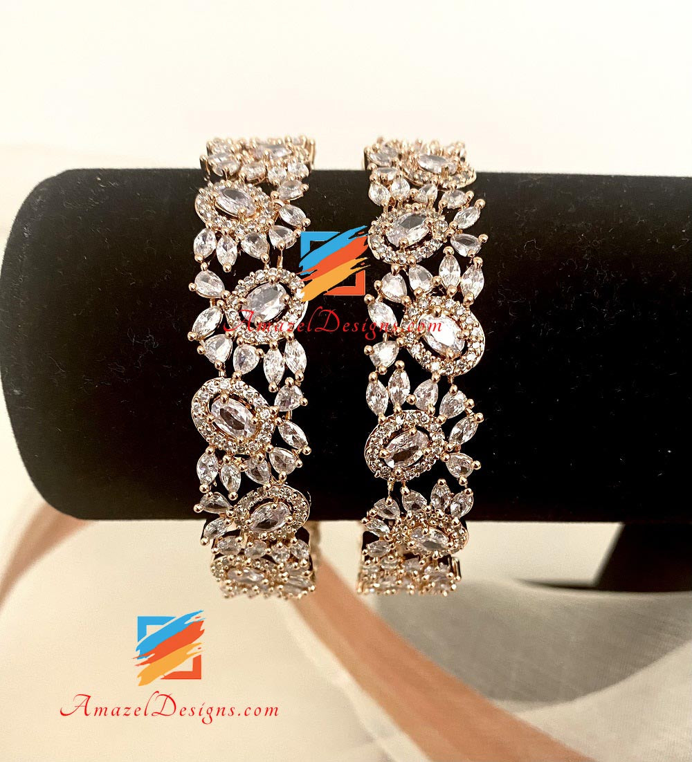 American Diamond (AD) Rose Gold Kadas