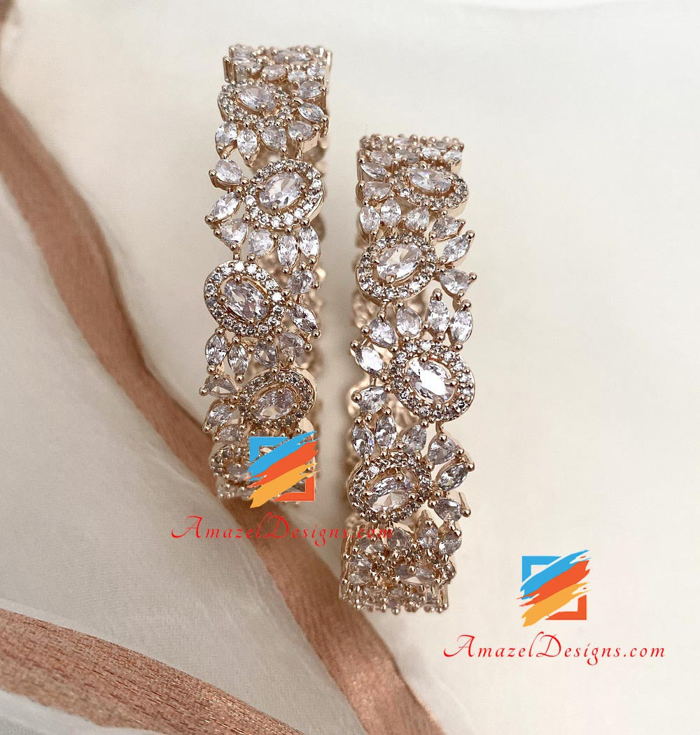 American Diamond (AD) Rose Gold Kadas