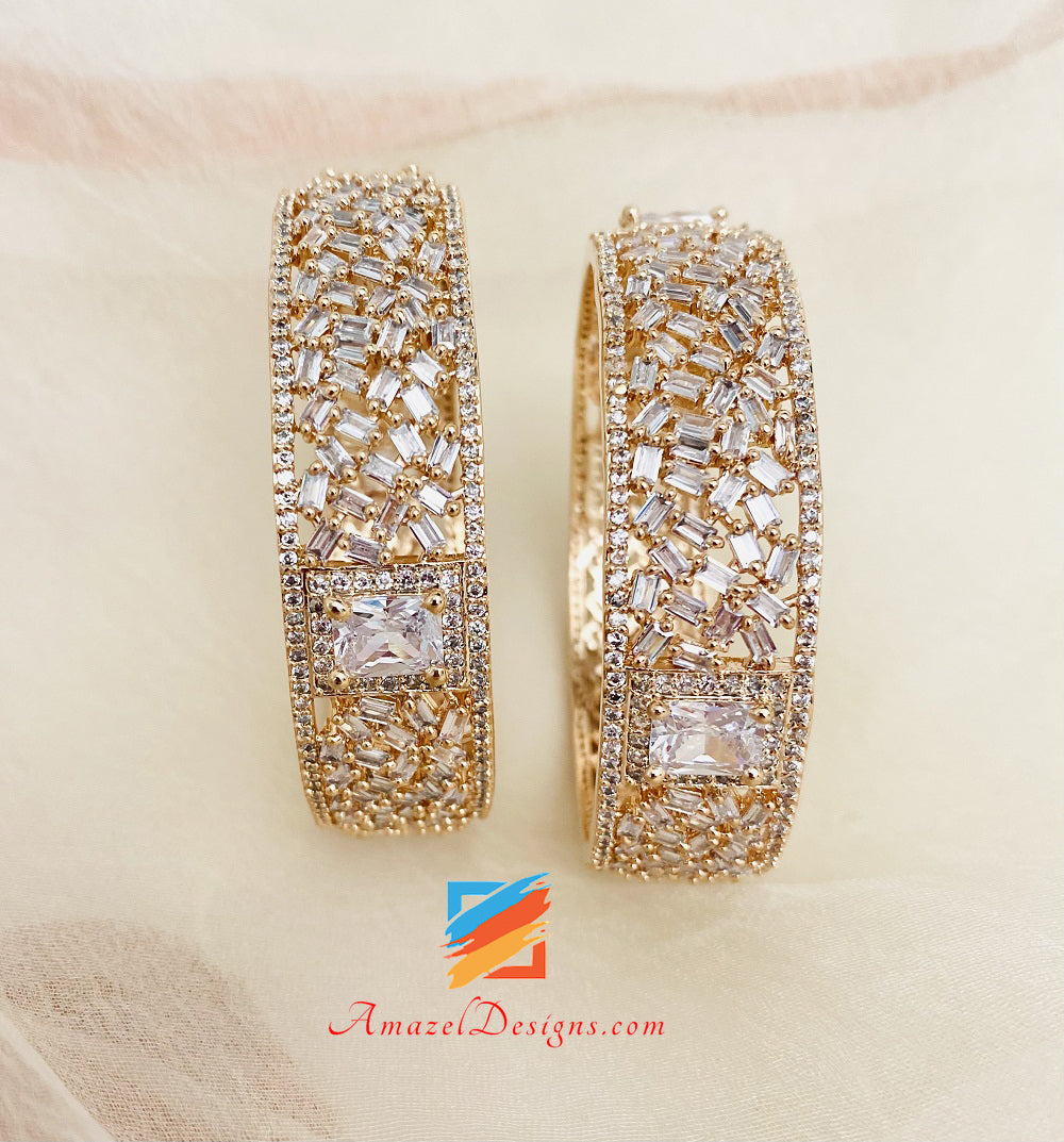 American Diamond (AD) Rose Gold Kadas