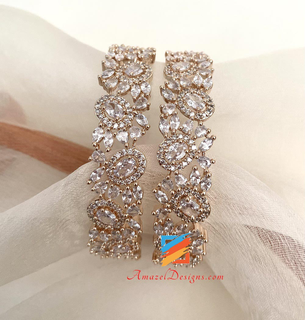 American Diamond (AD) Rose Gold Kadas