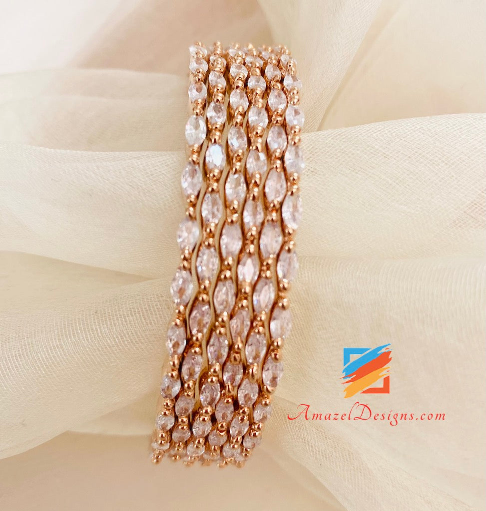 Braccialetti ovali con diamante americano (AD).
