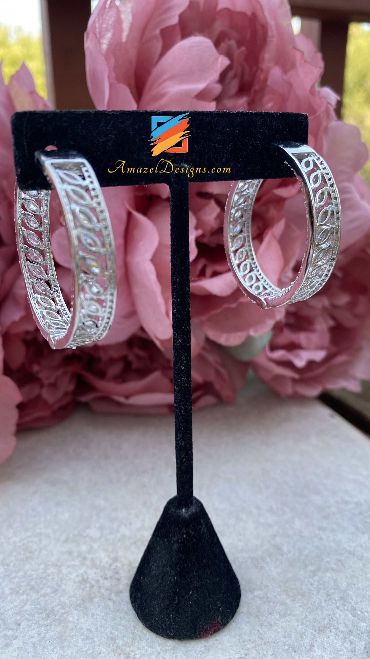 American Diamond (AD) Silber Vaali