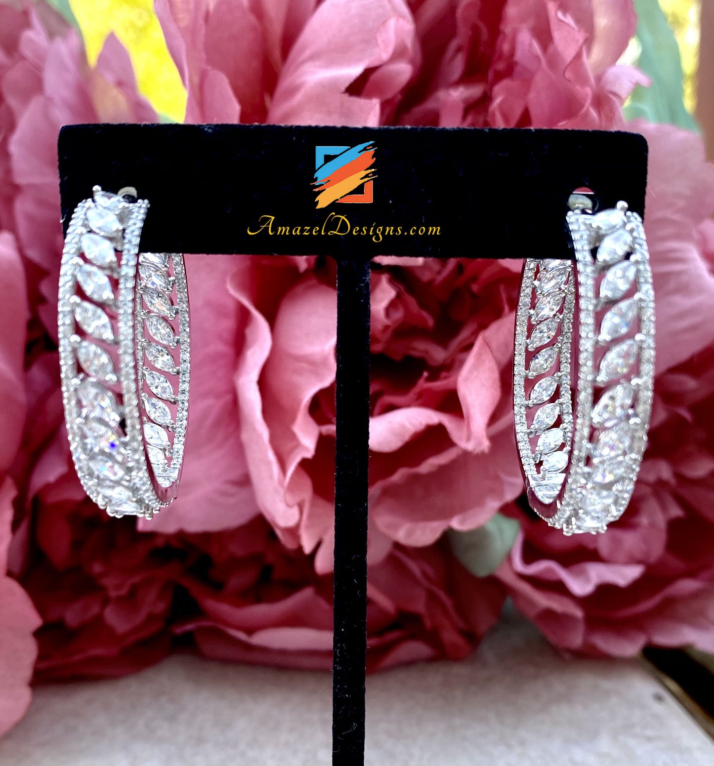 American Diamond (AD) Silber Vaali