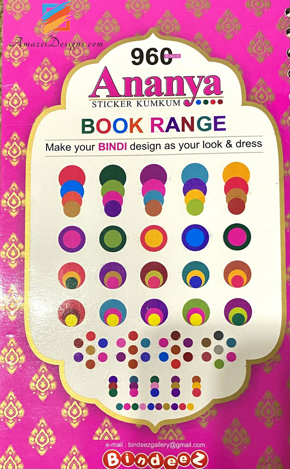 Double Shaded 960 Bindi Book