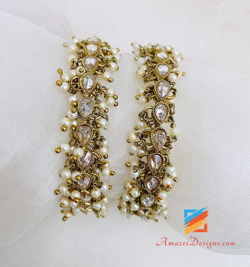 Champagne Pearly Polki Kadas