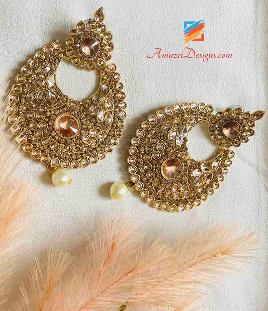 Champagne Color Earrings