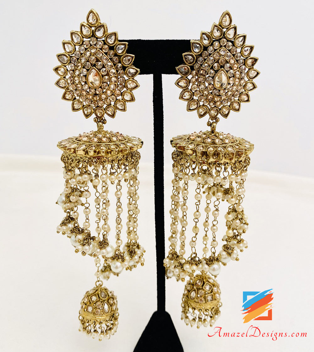 Lampadario Jhumki Maang Tikka Set