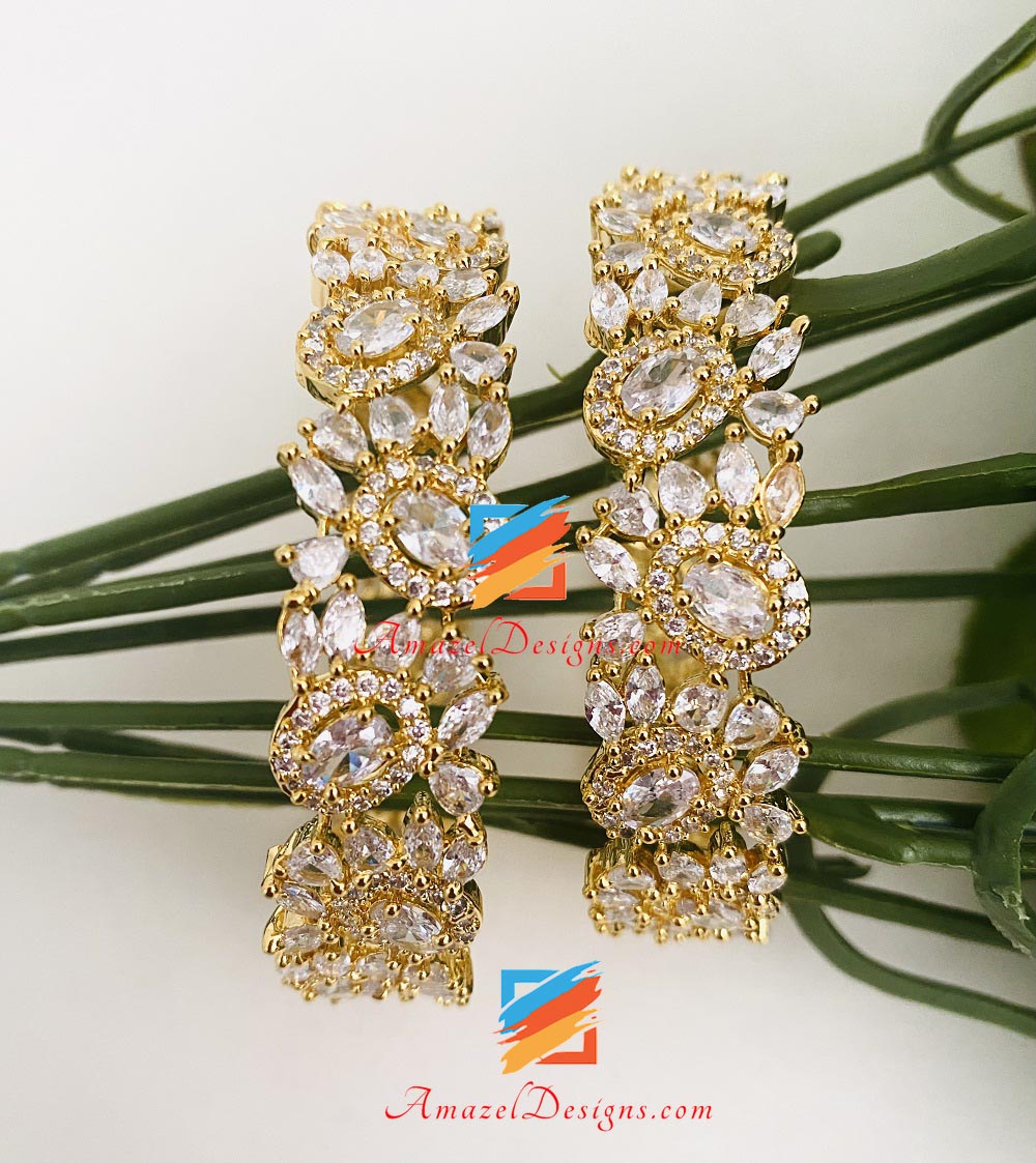 Golden American Diamond (AD) Kadas