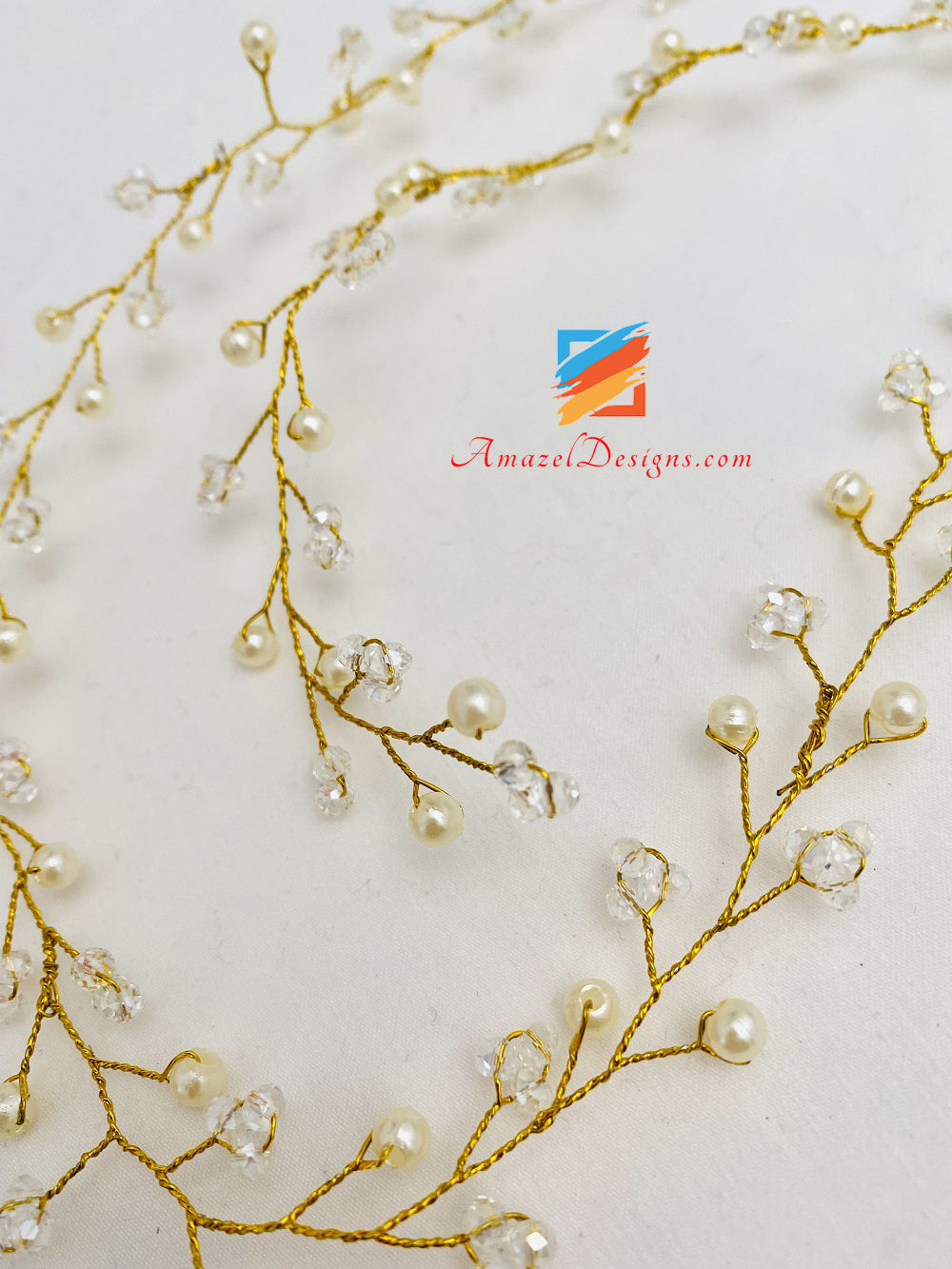 Goldenes Haaraccessoire