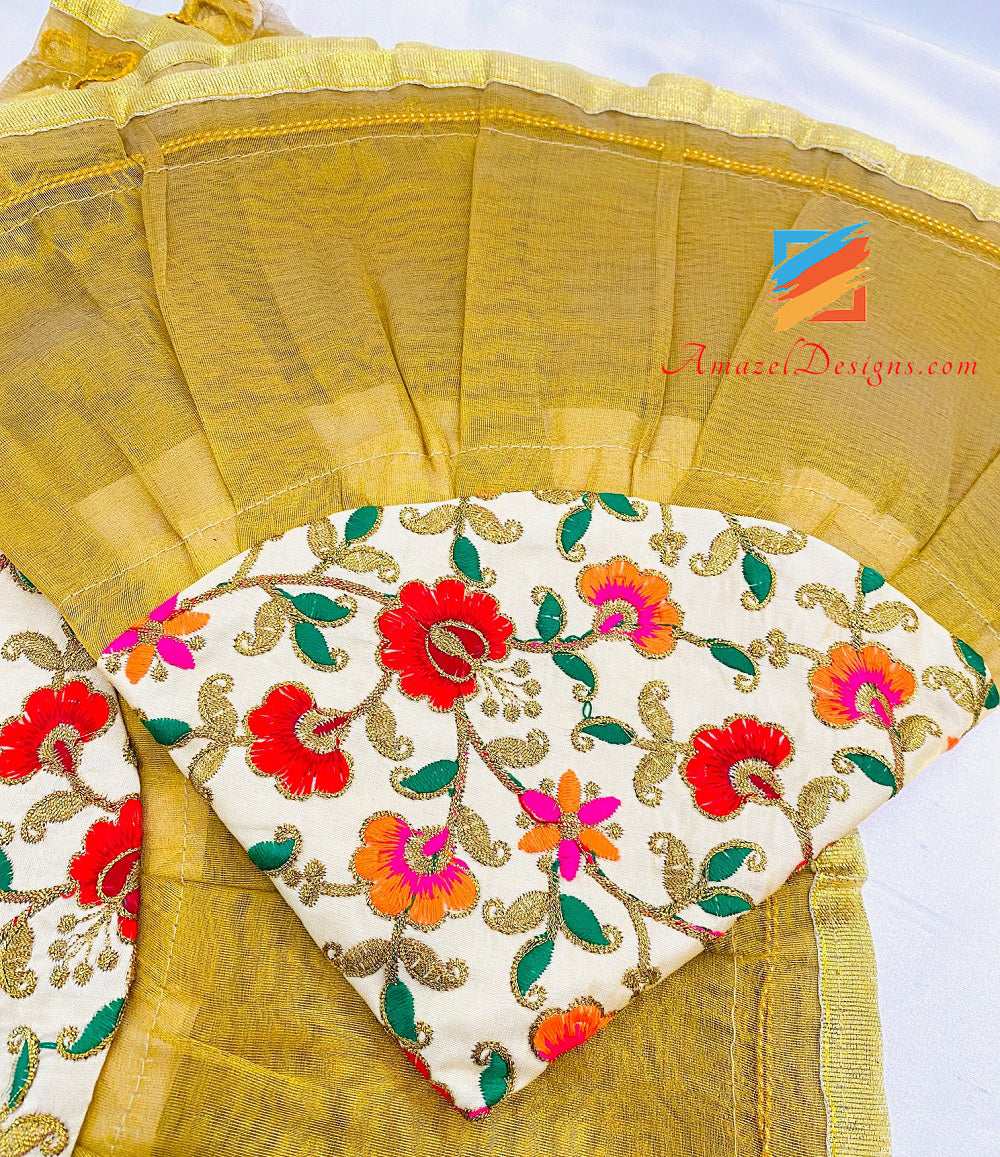 Shagan Rumal multicolore dorato