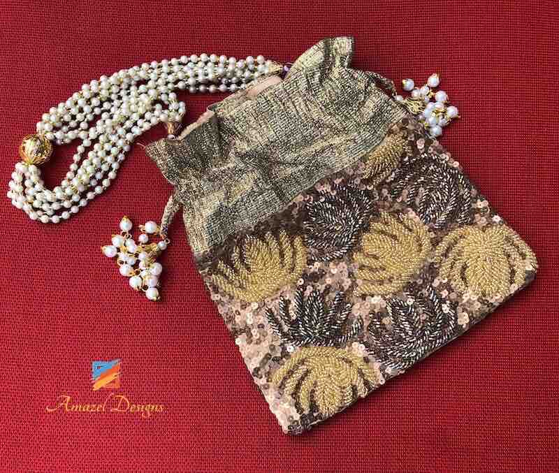 Golden Potli Bag