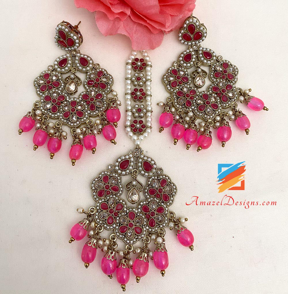 Pink tikka set 2025