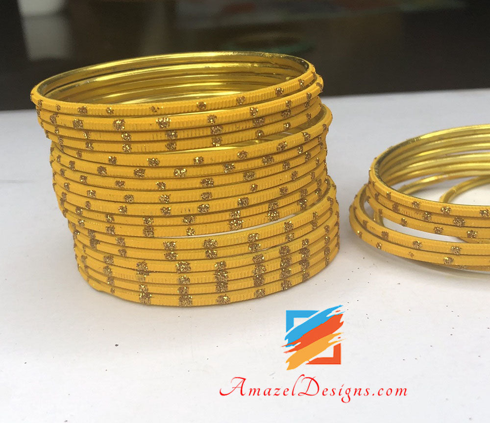 Kids Yellow Bangles