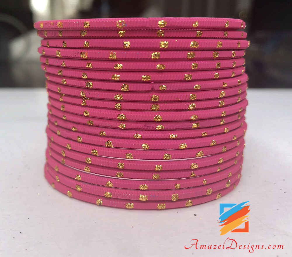 Kids Dark Pink Bangles