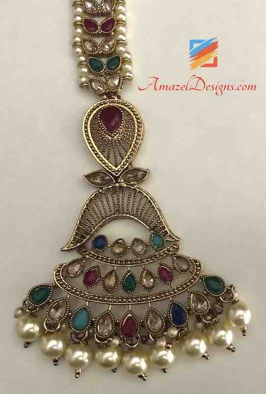 Indian Tikka Jewelry Multicolor