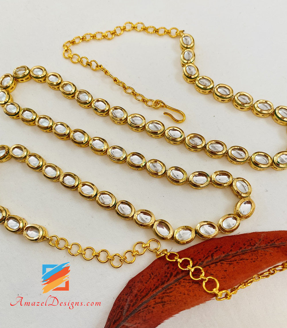 Kundan Eleganter verstellbarer Taillengürtel