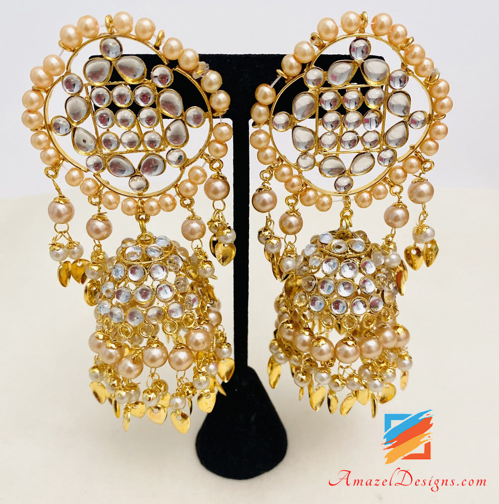 Kundan Jhoomka Tikka And Passa /Jhoomer Set