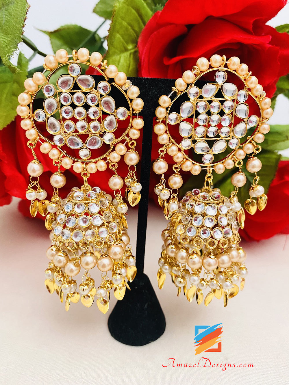 Kundan Jhoomka Tikka And Passa /Jhoomer Set