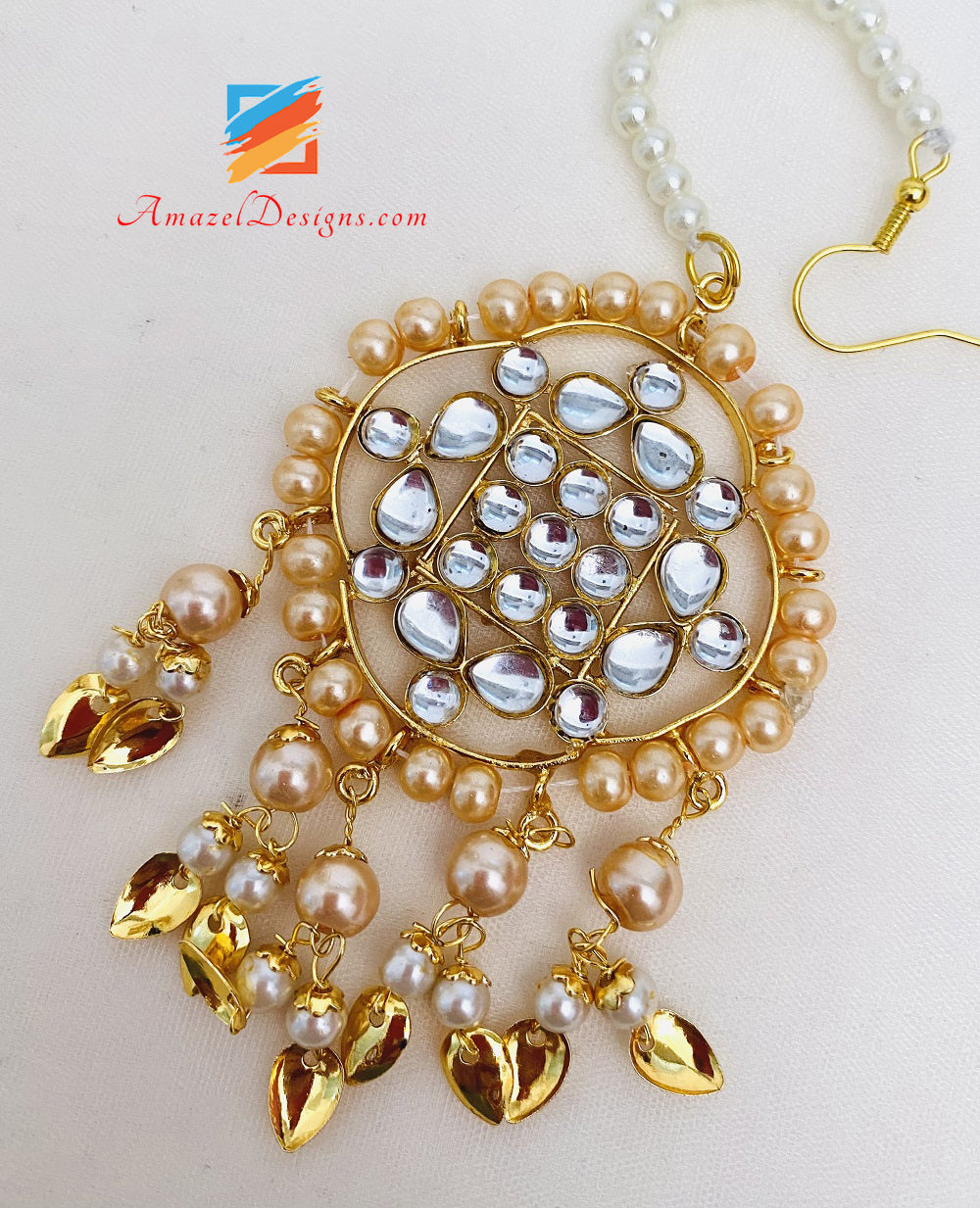 Kundan Jhoomka Tikka And Passa /Jhoomer Set