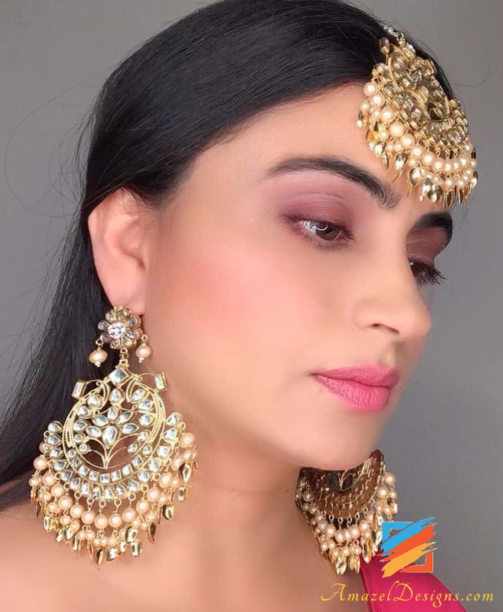 Kundan Maang Tikka in linea