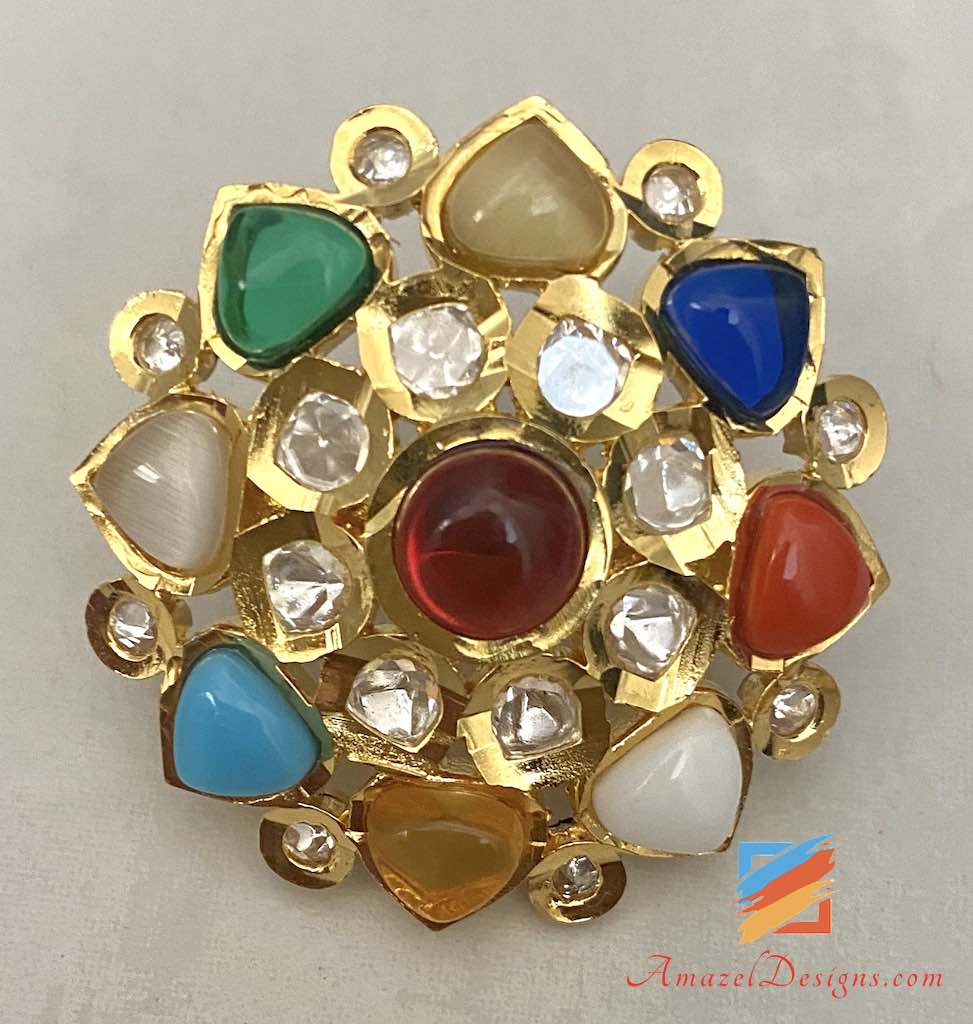 High Quality Kundan Studs Earrings