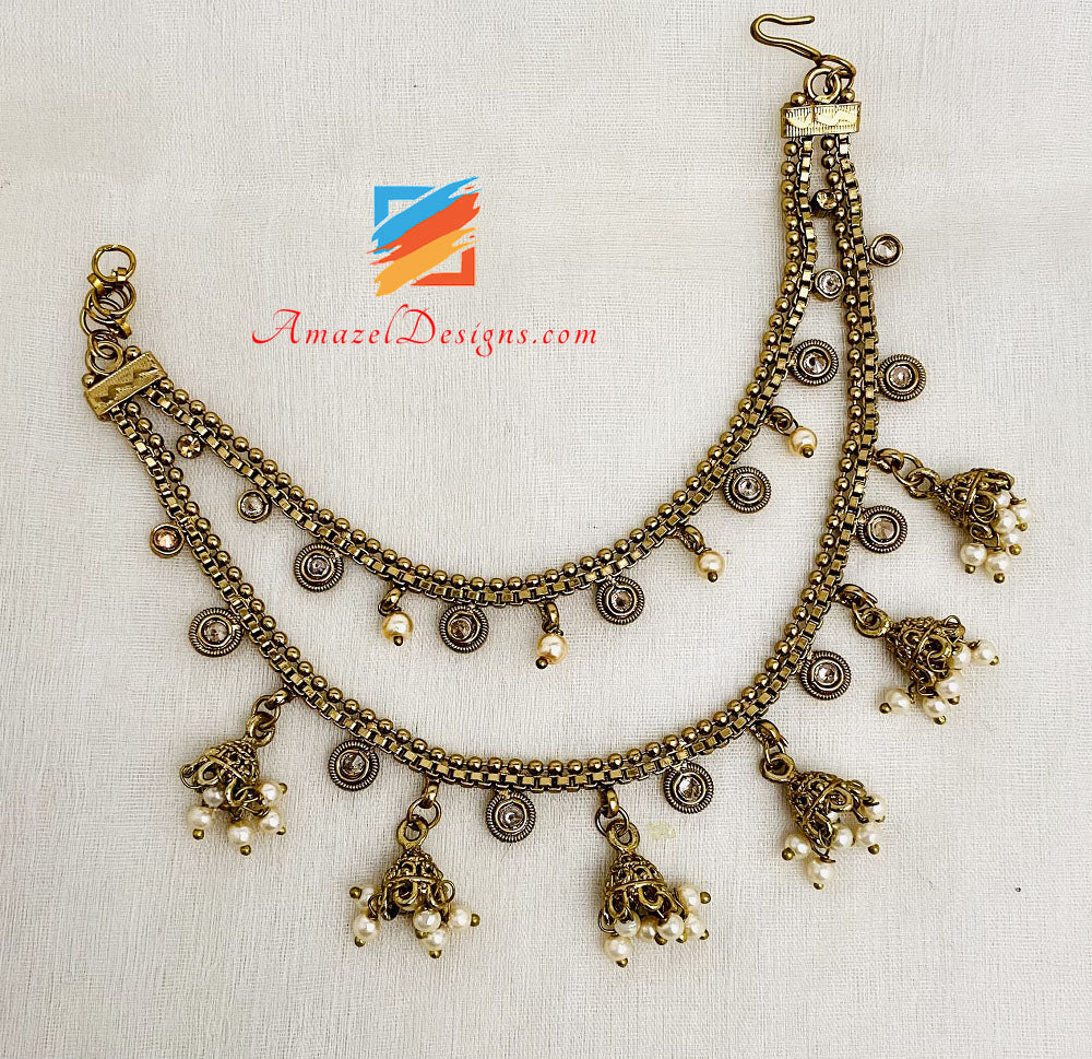 Strato Polki Sahara Con Jhumki Appesi