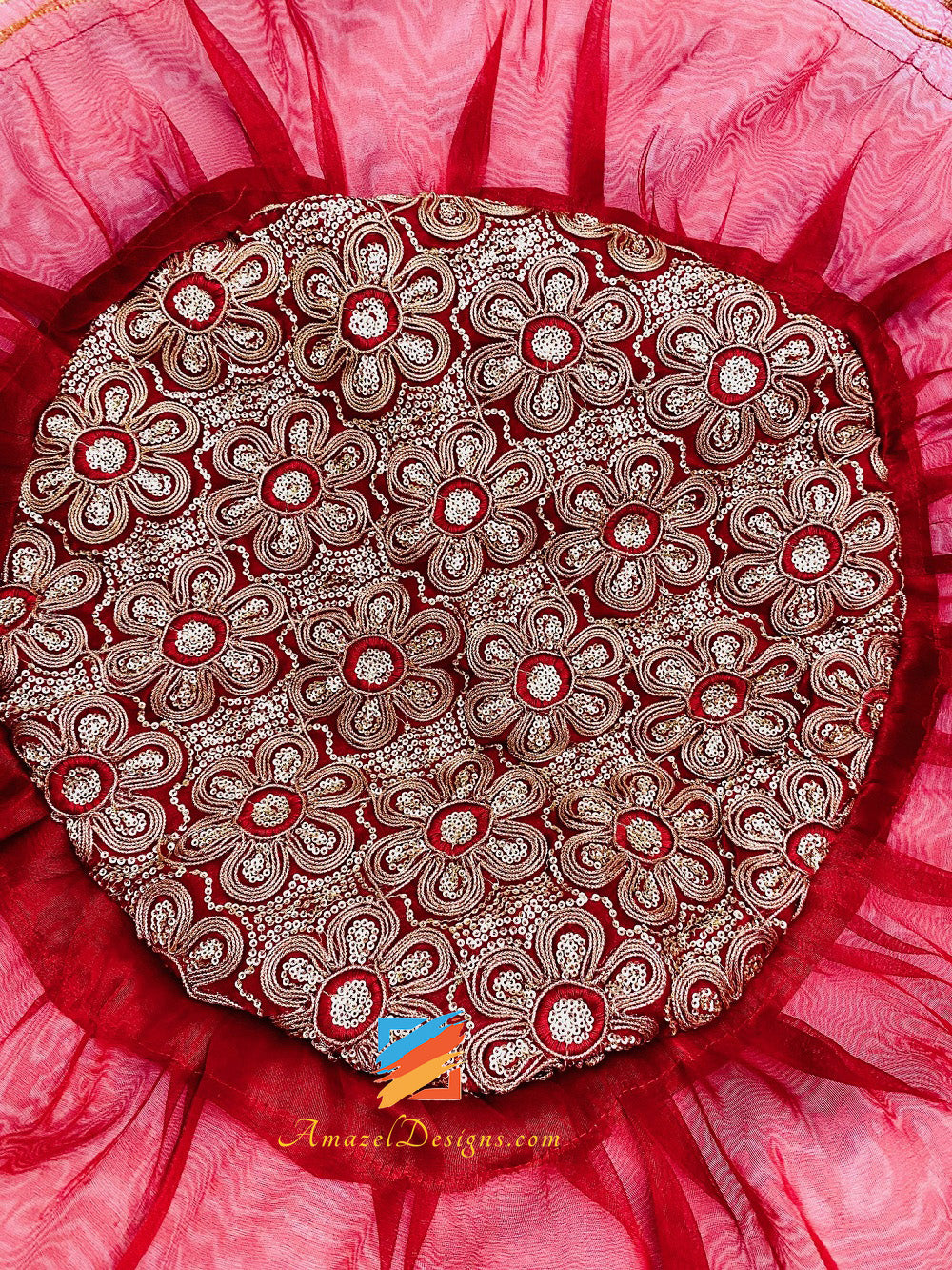 Set Rumal Shagun Maroon