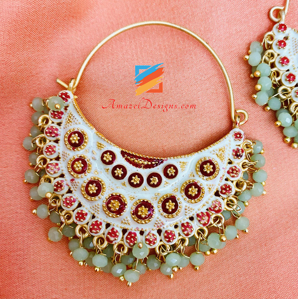 Mint Lightweight Hand Painted Wali