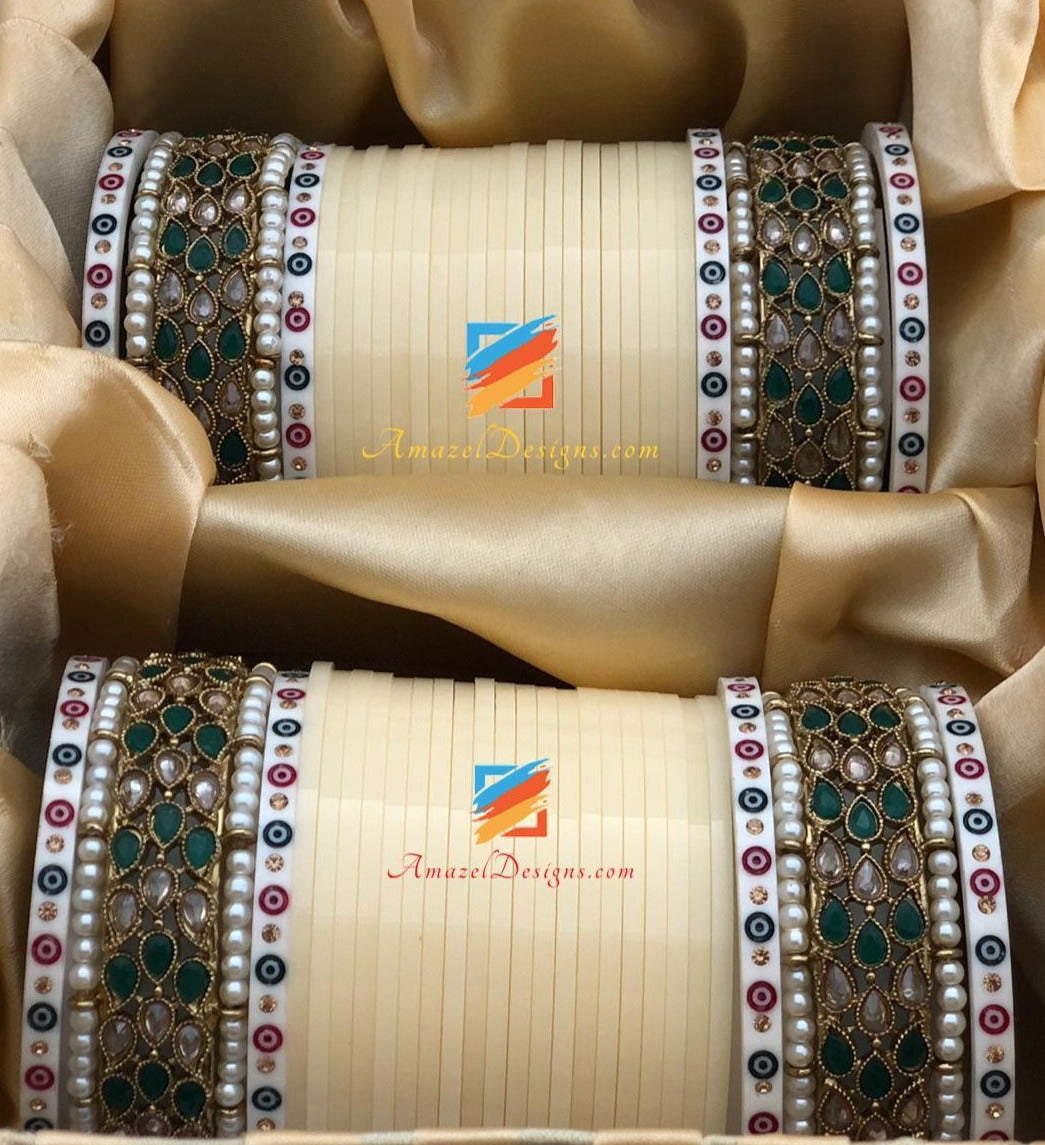 Off White Chooda โ Amazel Designs