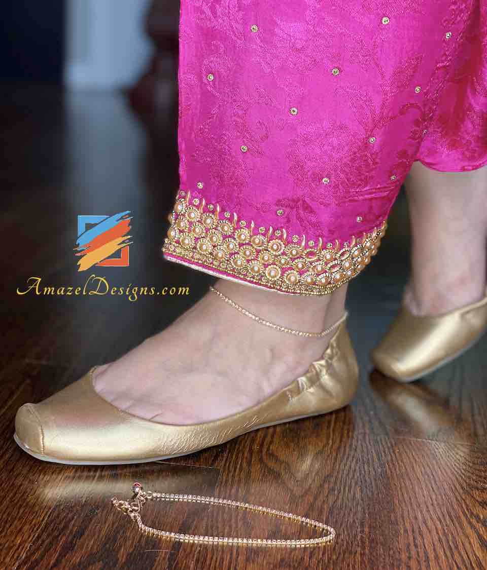 Golden Payal Design – Amazel Designs