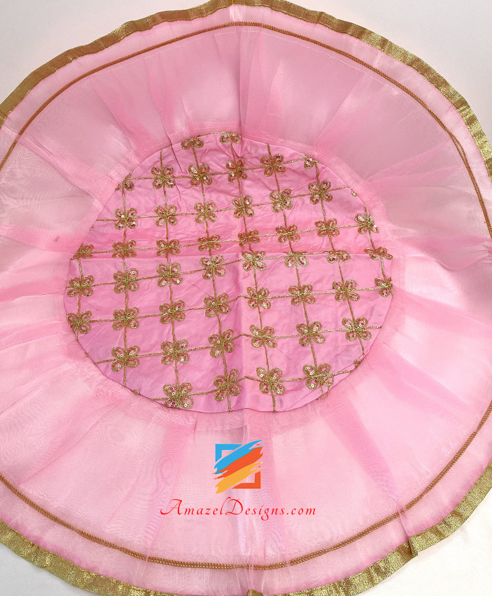 Pink Sitara Tilla Work Shagan Rumal