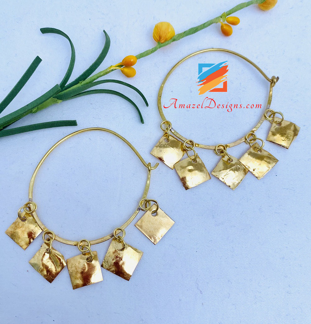 Pippal Patti Traditional Waliyaan Earrings Perfect For Gidha