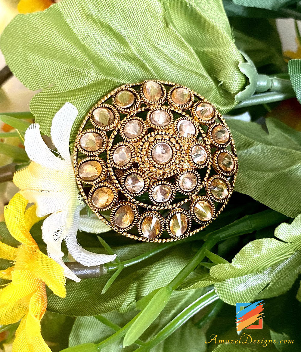Polki Adjustable Ring