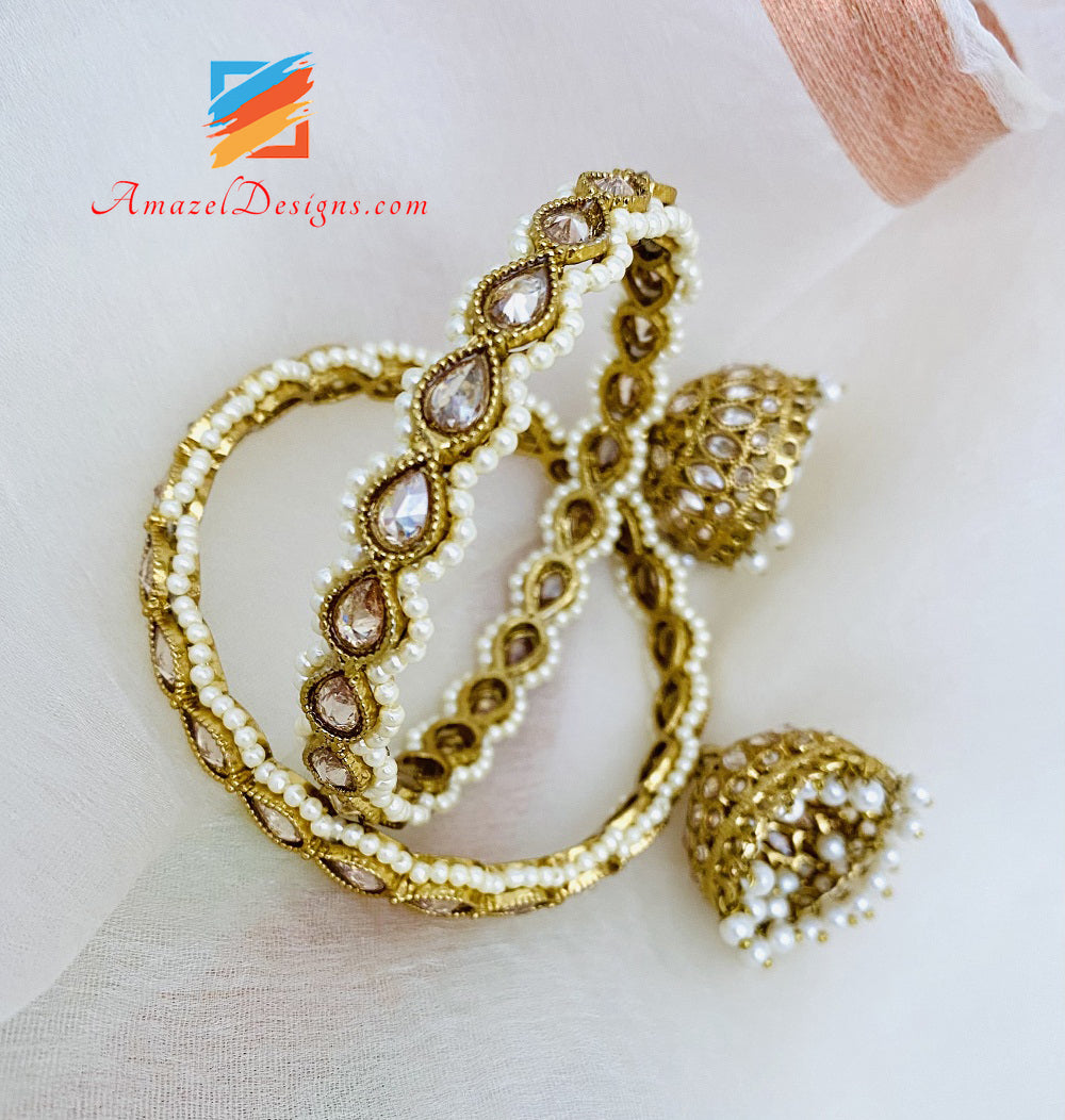 Polki Kadas con Jhumki