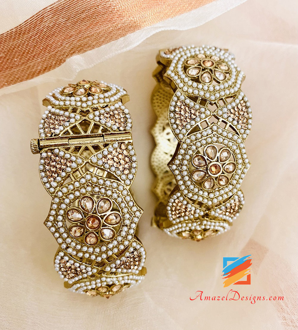 Polki Stone Jadau Openable Statement Kadas