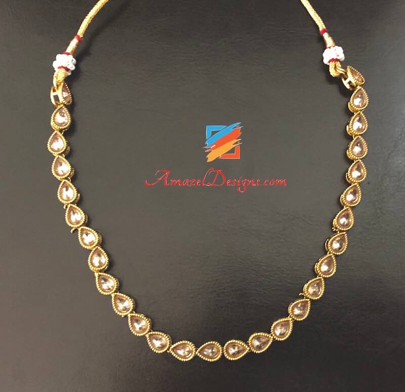 Polki Choker Collana/girocollo a linea singola