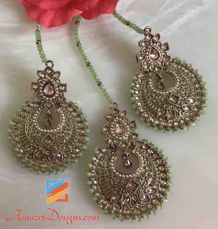 Polki Mint Tikka-Set