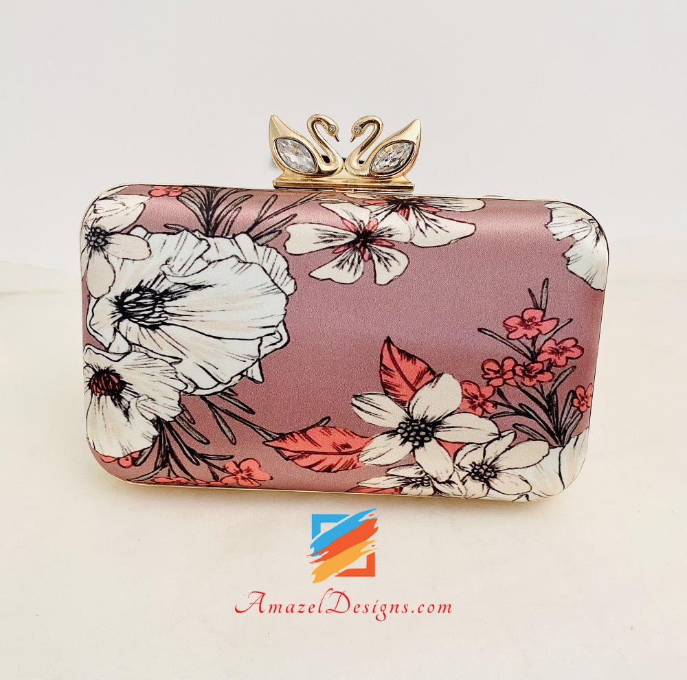 Printed Pink Rose Color With Swarovski Opener