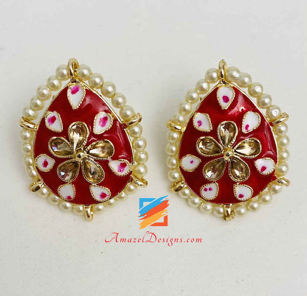 Borchie Verniciate Rosse