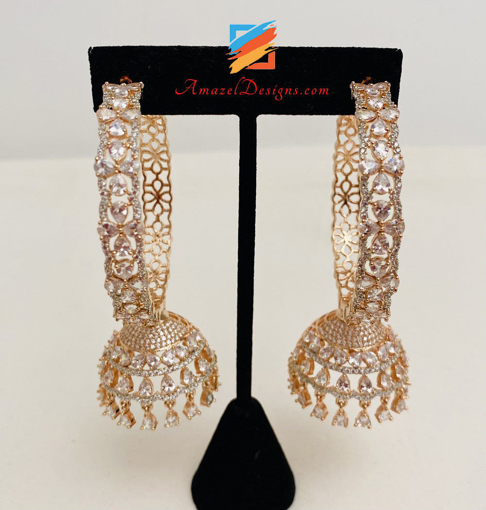 Diamante americano leggero in oro rosa AD Waliyaan