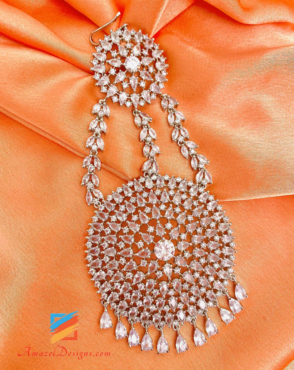 Silver American Diamond AD Passa