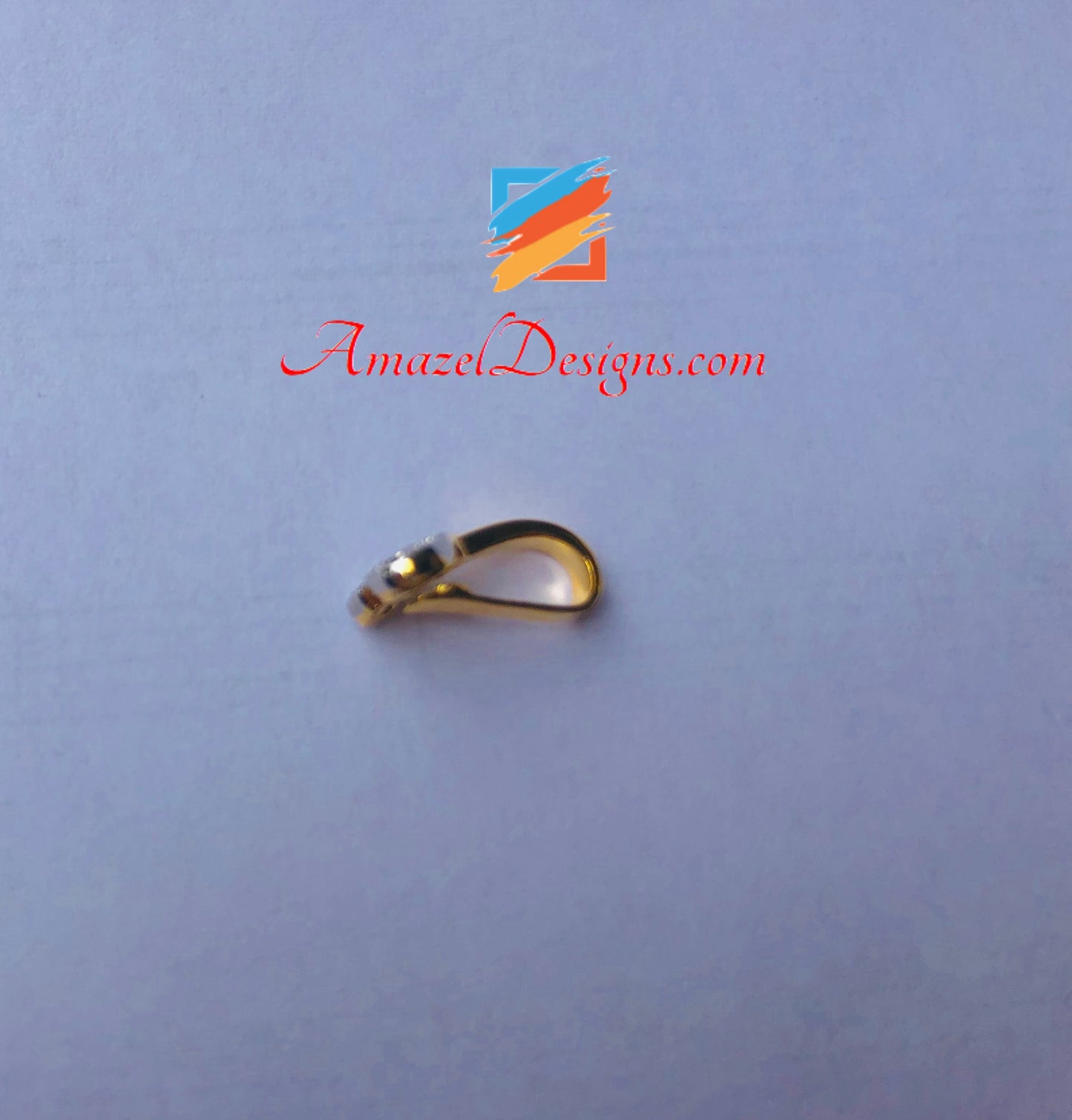Silver Nose Ring American Diamond Clip On