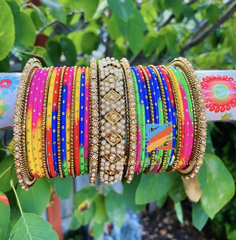 Colourful bangles hot sale