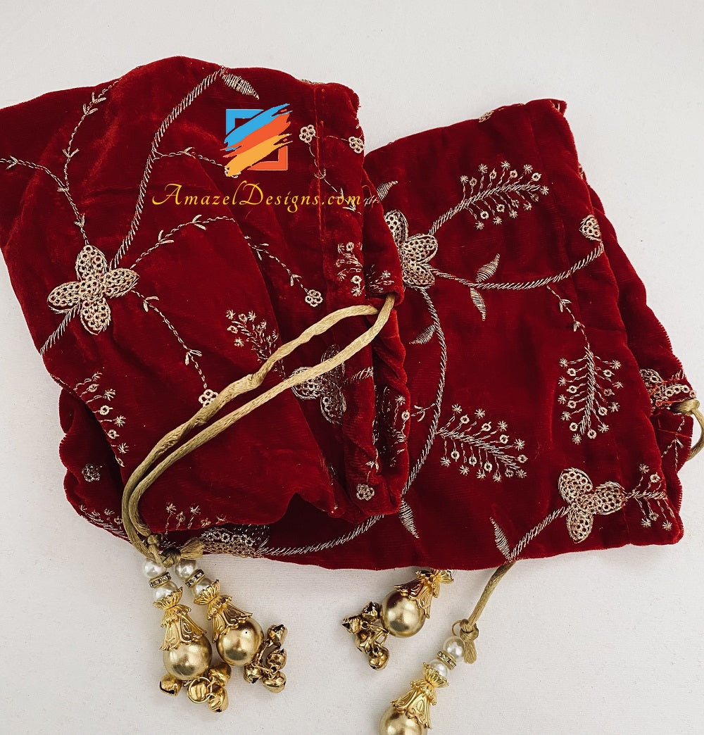 Copertina Choora Velvet Blood Red Golden Work