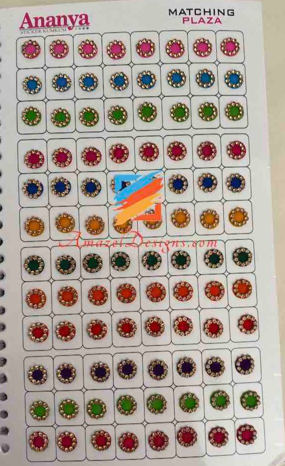 Velvet Stone 960 Bindis Book