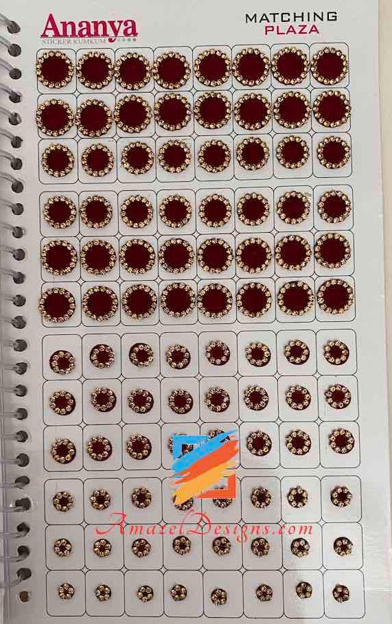 Velvet Stone 960 Bindis Book