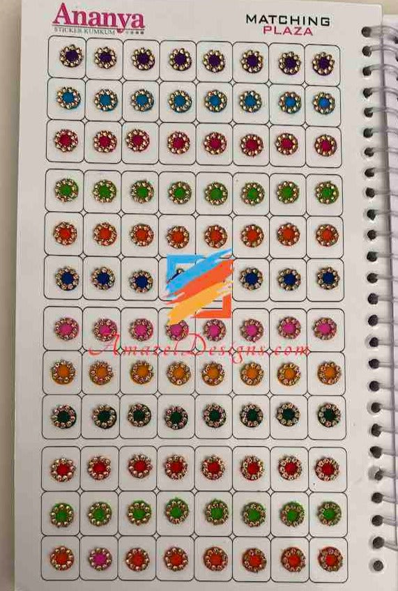 Velvet Stone 960 Bindis Book