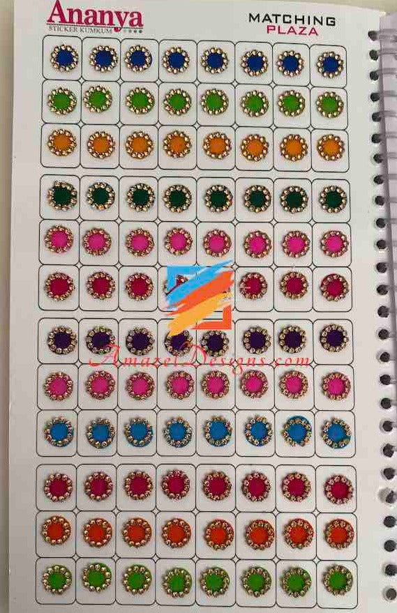 Velvet Stone 960 Bindis Book