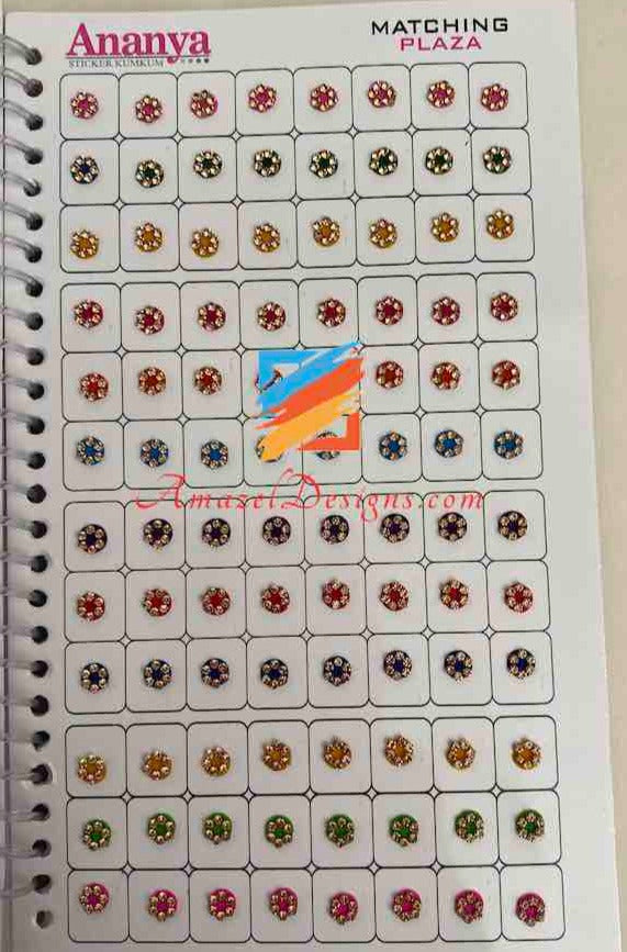 Velvet Stone 960 Bindis Book
