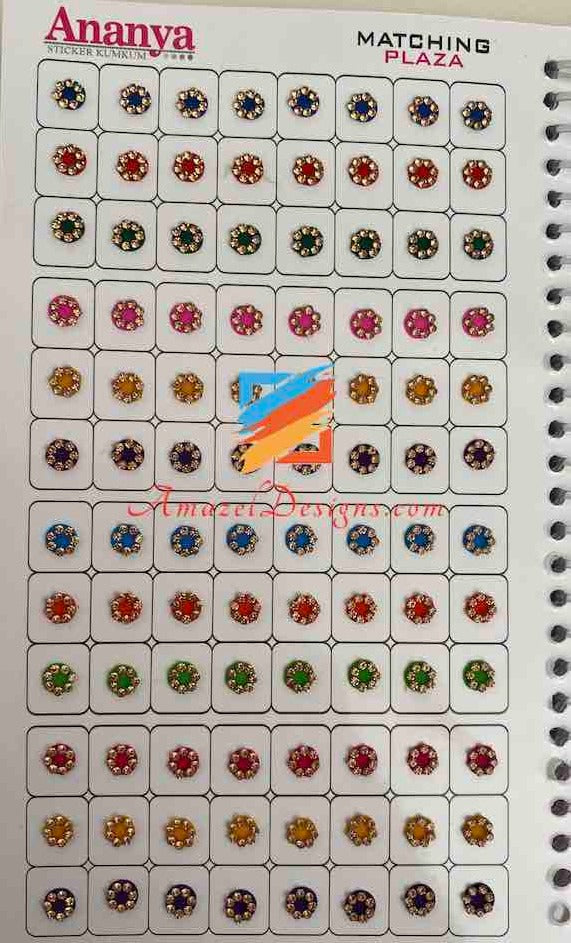 Velvet Stone 960 Bindis Book